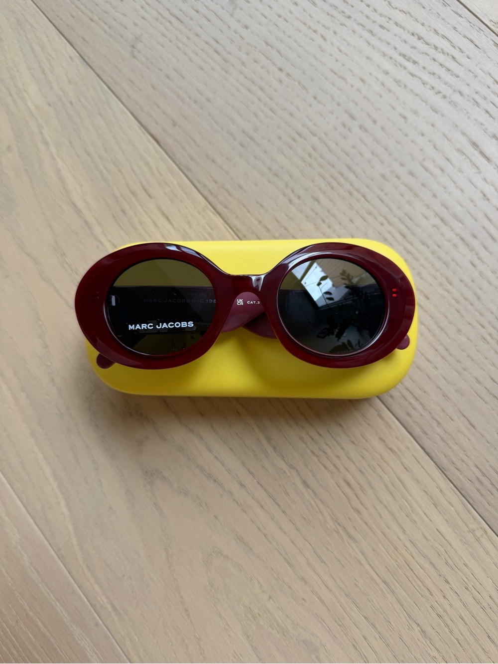 NEW Marc Jacobs - Marc 799/S sunglasses in a bold burgundy red color